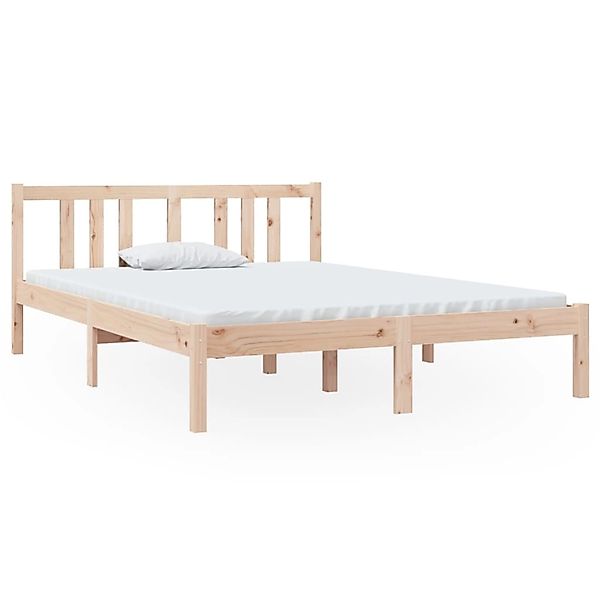 vidaXL Massivholzbett 135x190 cm 814859 günstig online kaufen