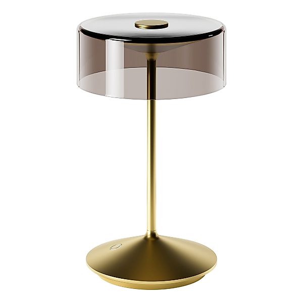 SIGOR LED Tischleuchte Akku-Glasleuchte NUMOTION goldfarben, günstig online kaufen