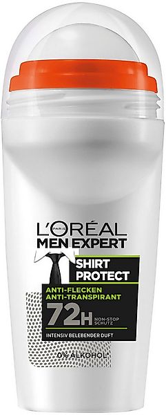 L'ORÉAL PARIS MEN EXPERT Deo-Roller Deo Roll-on Shirt Control, Packung, 6-t günstig online kaufen