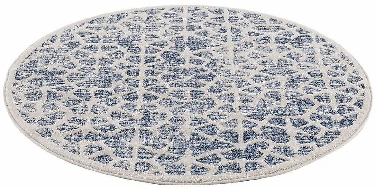 Carpet City Teppich "Art 1271" rund 7 mm Höhe Kurzflor, Skandi-Muster, idea günstig online kaufen