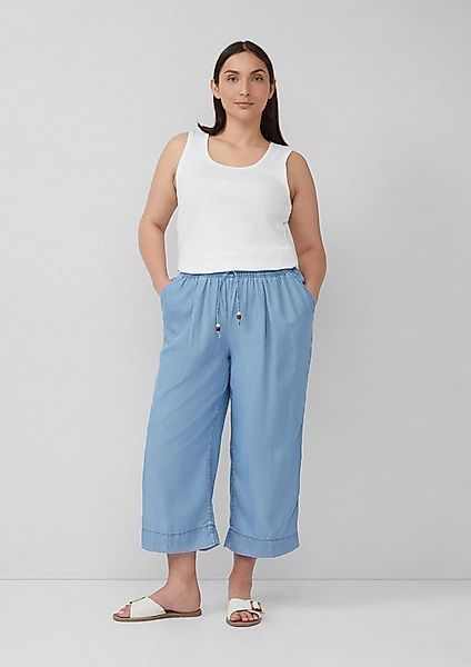 s.Oliver Culotte Jeans-Hose Lyocell-Culotte / Relaxed Fit / Mid Rise / Wide günstig online kaufen