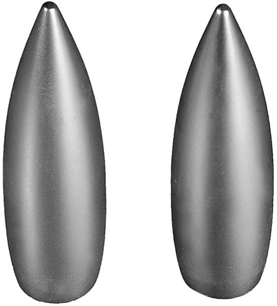 Liedeco Gardinenstangen-Endstück "Bullet" für Gardinenstangen Ø 16 mm günstig online kaufen