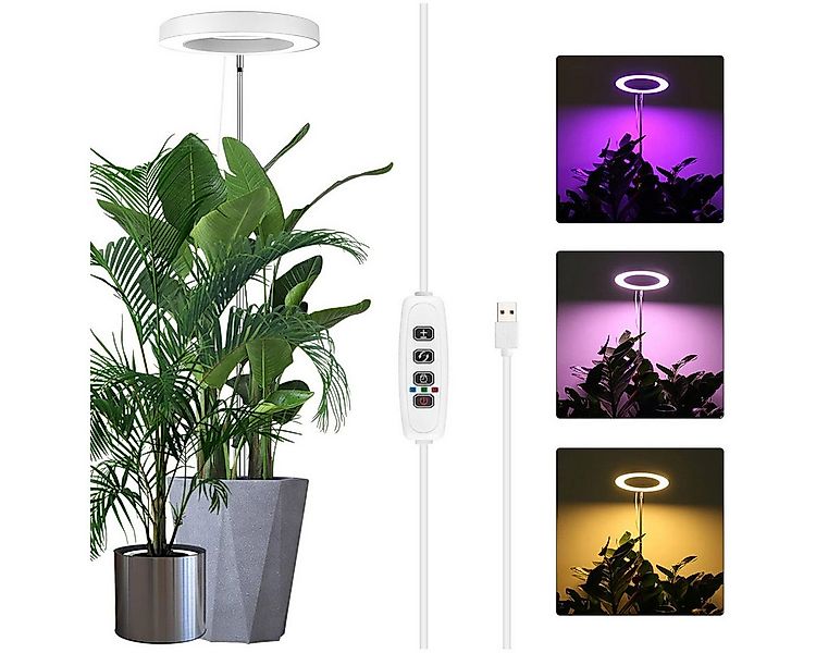 Laybasic Pflanzenlampe LED Vollspektrum Pflanzenlicht,72 LED Zimmerpflanzen günstig online kaufen