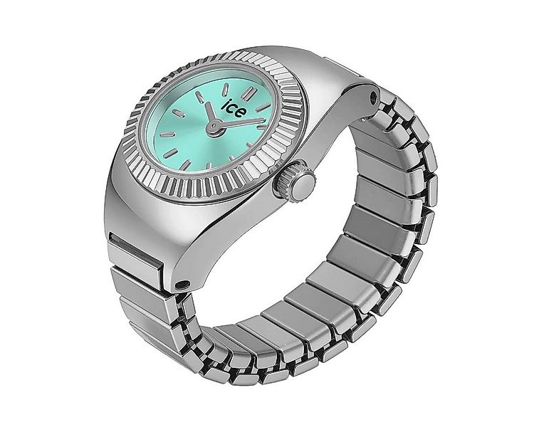 ice-watch Quarzuhr Ringuhr Chouchou Silberfarben/Türkis günstig online kaufen