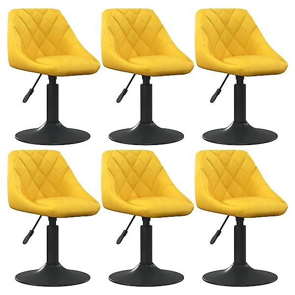 vidaXL Esszimmerstuhl Esszimmerstühle 6 Stk. Drehbar günstig online kaufen