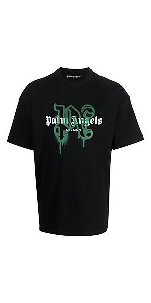 PALM ANGELS Print-Shirt Palm Angels Milano Monogram Print T-Shirt Schwarz H günstig online kaufen