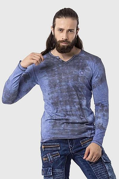 Cipo & Baxx T-Shirt Sweatshirts im Batik-Design günstig online kaufen