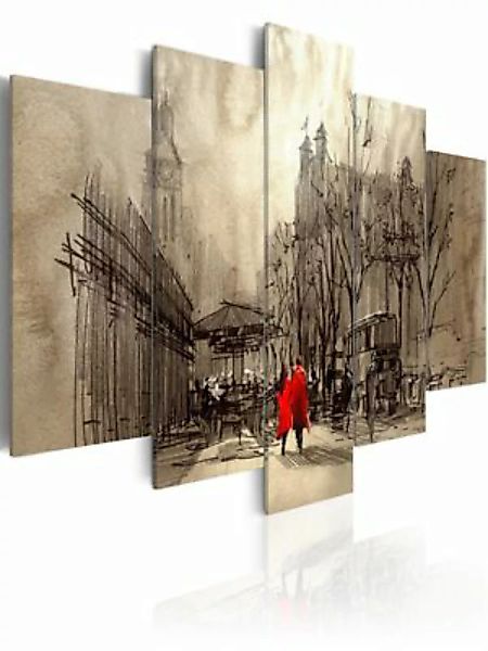 artgeist Wandbild Romantic Stroll mehrfarbig Gr. 200 x 100 günstig online kaufen