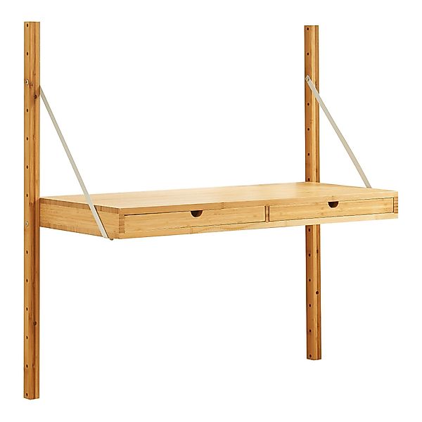 en.casa Wandregal, »Tingvoll« 2 Schubladen 85x85x36 günstig online kaufen
