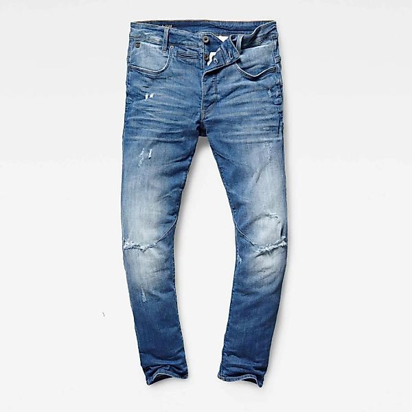 G-star D-staq 3d Straight Tapered Jeans 27 Medium Vintage Aged Ripped günstig online kaufen