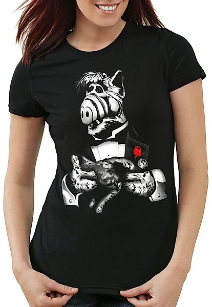 style3 T-Shirt Katzenliebhaber alf der außerirdische günstig online kaufen
