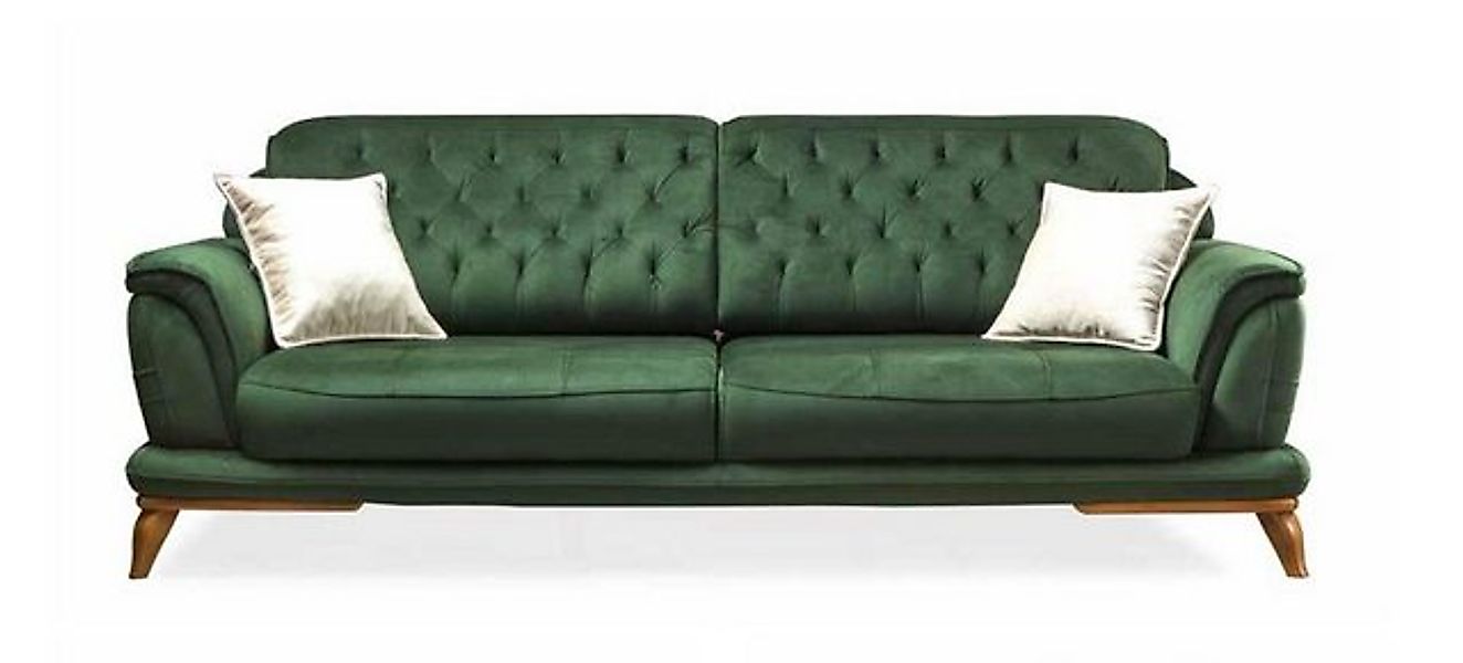 JVmoebel Sofa Luxus Chesterfield Sofagarnitur 3+1 Sitzer Couch Sessel Stilv günstig online kaufen