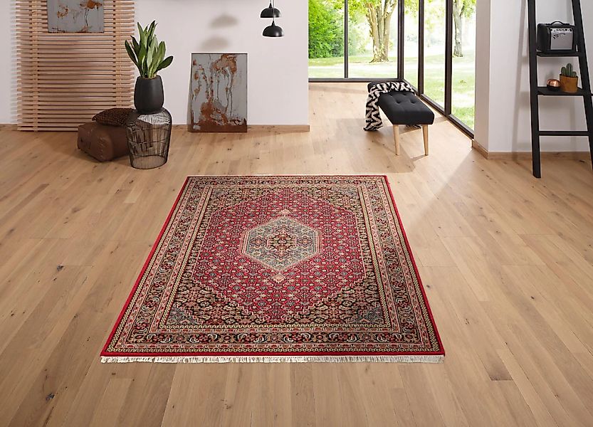 my home Orientteppich "Fares" rechteckig 12 mm Höhe handgeknüpft, reine Wol günstig online kaufen