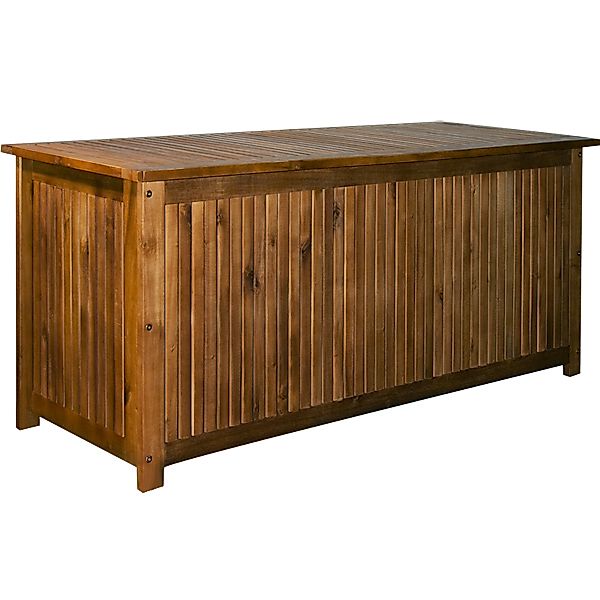 Casaria Auflagenbox, Gartenbox Akazienholz 115x50x59cm mit Innenplane wette günstig online kaufen