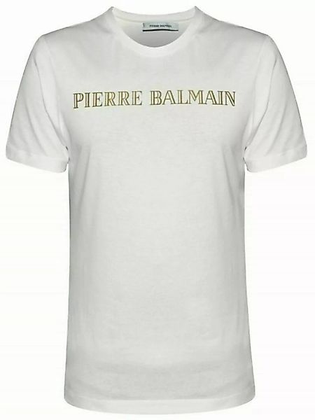 Balmain Print-Shirt PIERRE BALMAIN MENS ICONIC CULT OFF-WHITE LOGOSHIRT günstig online kaufen
