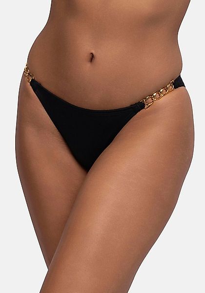 Dorina Bikini-Hose FILAO Mit modischen goldfarbenen Kettendetails günstig online kaufen