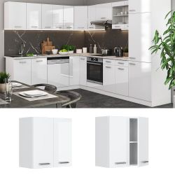 Vicco Hängeschrank R-Line, Weiß Hochglanz/Weiß, 60 günstig online kaufen