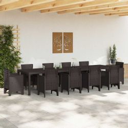 vidaXL Gartentisch Gartentisch Braun 350 x günstig online kaufen