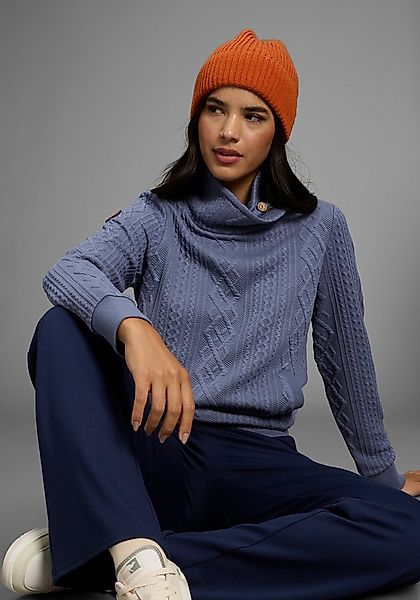 KangaROOS Sweatshirt mit kuschelig hohem Kragen günstig online kaufen