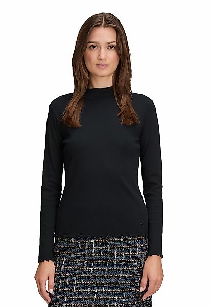 Betty&Co Kurzarmshirt "Damen Langarm-Shirt mit Rippenstruktur", 1 Stk. günstig online kaufen