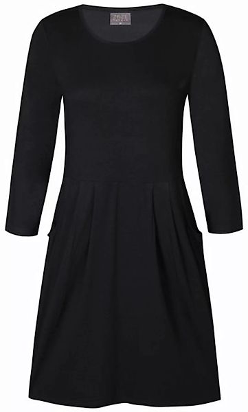 ZE-ZE Nordic Jerseykleid Jersey Kleid Elvina schwarz 3/4 Arm unifarben günstig online kaufen