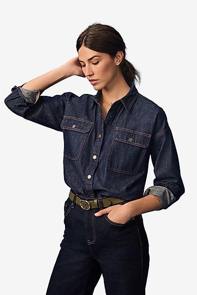 Next Jeanshemd Jeanshemd in Übergröße (1-tlg) günstig online kaufen