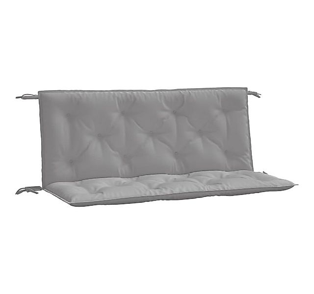 vidaXL Sitzauflage Gartenbank-Auflagen 2 Stk. Grau 120x50x7 cm Oxford-Geweb günstig online kaufen