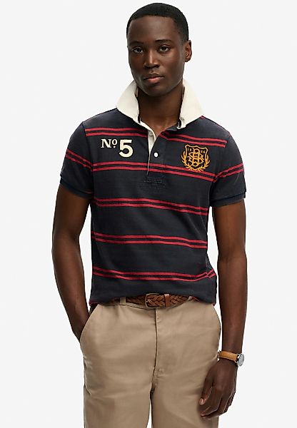 Superdry Poloshirt "DOUBLE EMBLEM JERSEY SS RUGBY" im angesagten Rugby Stil günstig online kaufen