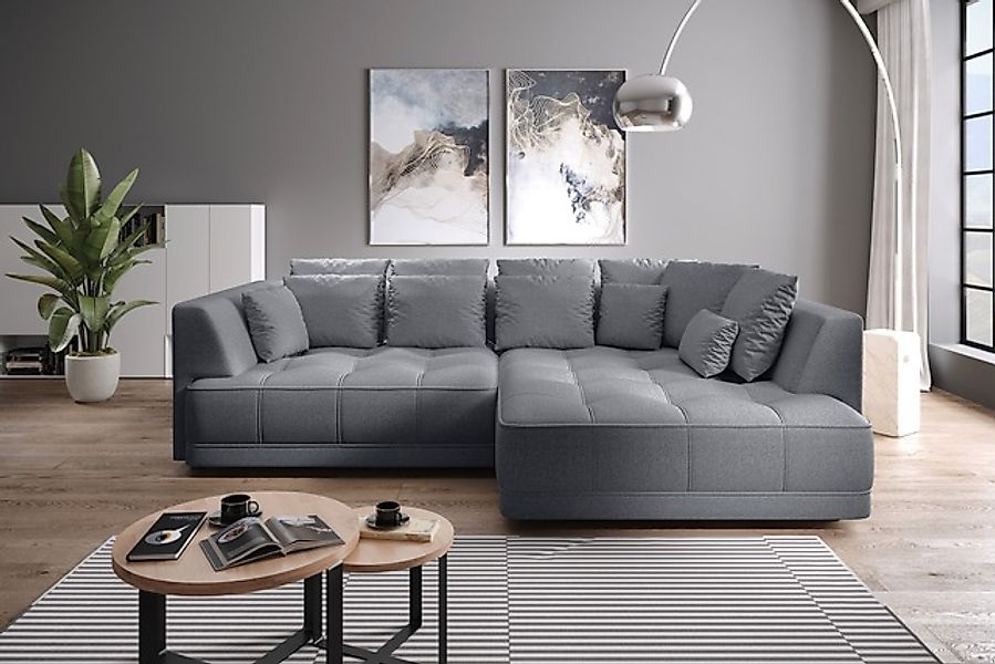 WERK2 Ecksofa »Tiga, Komfortsofa mit elekt. Auszugsfunktion, bequem, L-Form günstig online kaufen