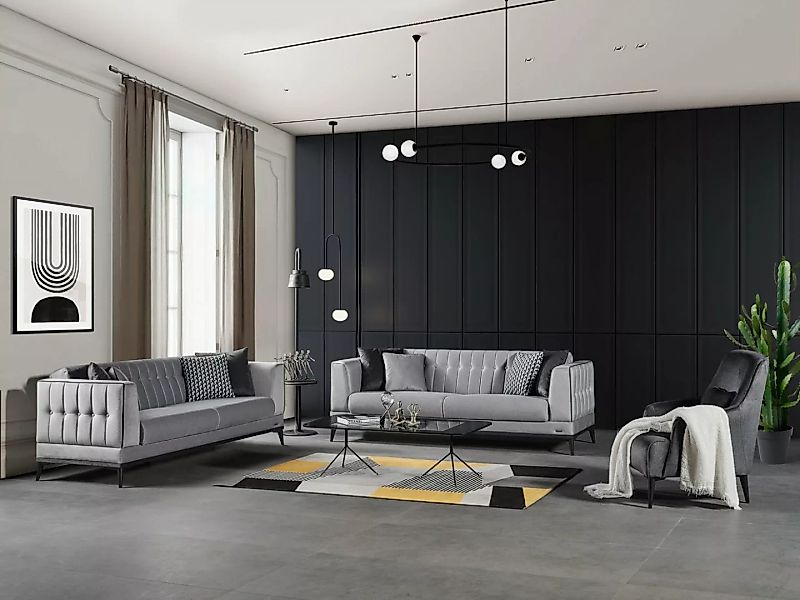 Villa Möbel Polstergarnitur BELIZE, (Set, 3-tlg), Hand Made Qualtiy, pflege günstig online kaufen