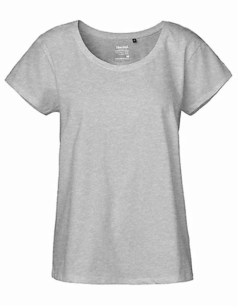 Damen T-shirt Von Neutral Bio Baumwolle Loose Fit günstig online kaufen