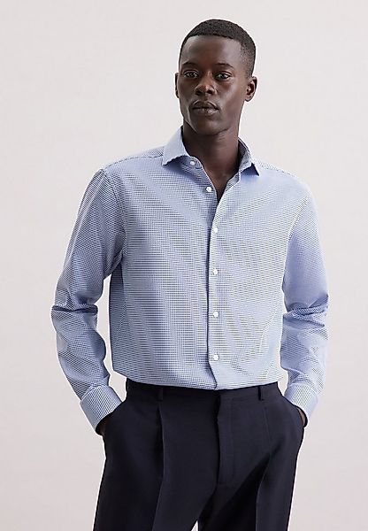 seidensticker Businesshemd Schwarze Rose Comfort 1/1 Kentkragen Pepita günstig online kaufen