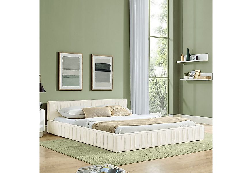 OKWISH Polsterbett aus Chenille (Jugendbett mit Lattenrost, 1-tlg., 140*200 günstig online kaufen