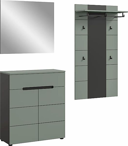 INOSIGN Garderoben-Set, (Set, 3 St., bestehend aus: Kommode, Spiegel und Ga günstig online kaufen