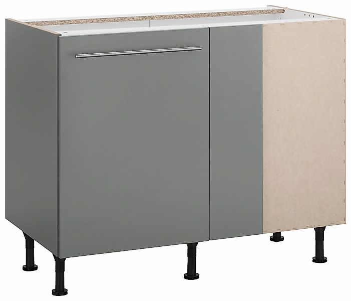 OPTIFIT Eckunterschrank "Bern", 100 cm breit, mit 1 Tür mit höhenverstellba günstig online kaufen