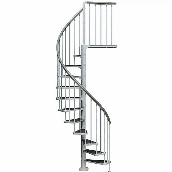 Dolle Außenspindeltreppe Gardenspin mit TRIMAX-Stufen Ø 125 cm günstig online kaufen