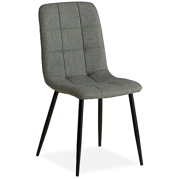 Homestyle4u Polsterstuhl Küchenstuhl modern Esszimmer Grau günstig online kaufen