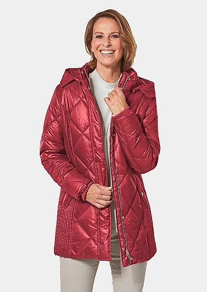 GOLDNER Steppjacke "Longsteppjacke mit hübschem Innenfutter" Mit Strickbünd günstig online kaufen