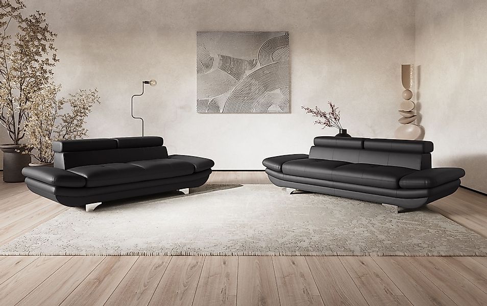 COTTA 2-Sitzer "Enterprise", Big-Sofa, mit Armteilverstellung & Kopfteilver günstig online kaufen