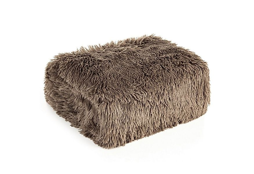 Wohndecke TIFANY/1 Flauschige Decke Kunstfell Überwurf Sofadecke Kniedecke, günstig online kaufen