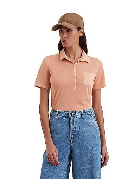 Marc O'Polo Poloshirt mit Material-Mix-Details günstig online kaufen