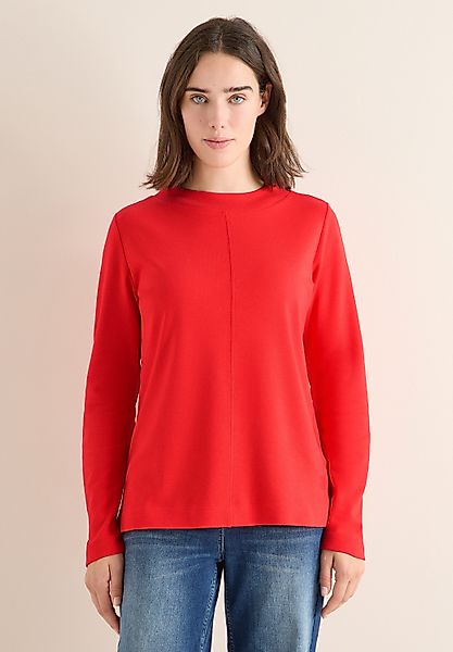 CECIL Langarmshirt in Unifarbe günstig online kaufen