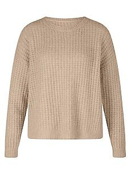 Rundhals-Pullover aus Kaschmir Peter Hahn beige günstig online kaufen