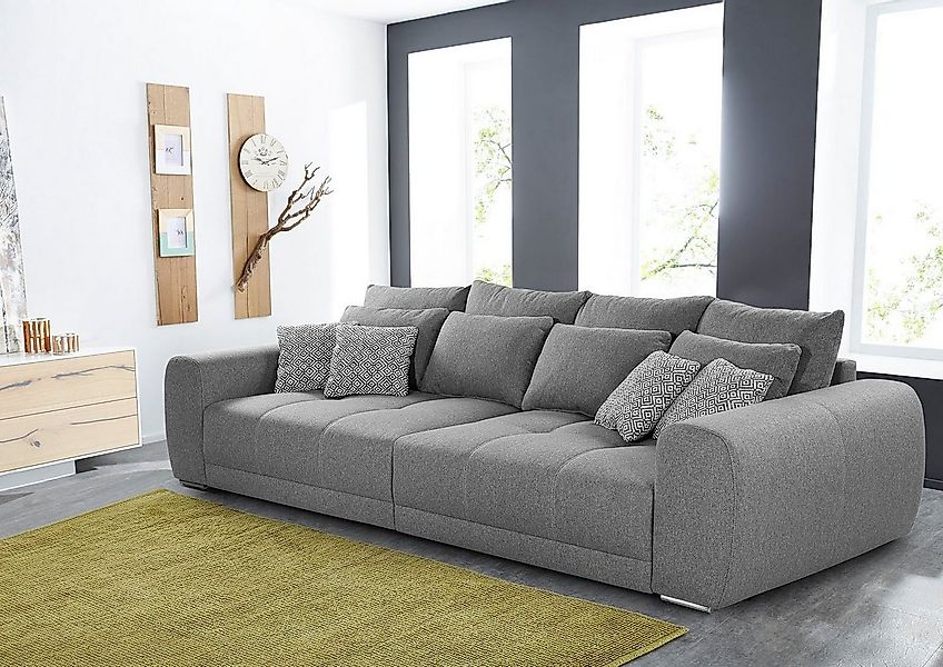 Jockenhöfer Gruppe Big-Sofa Moldau XXL, B: 306 cm, Mega-Sofa, mit 4 Zierkis günstig online kaufen