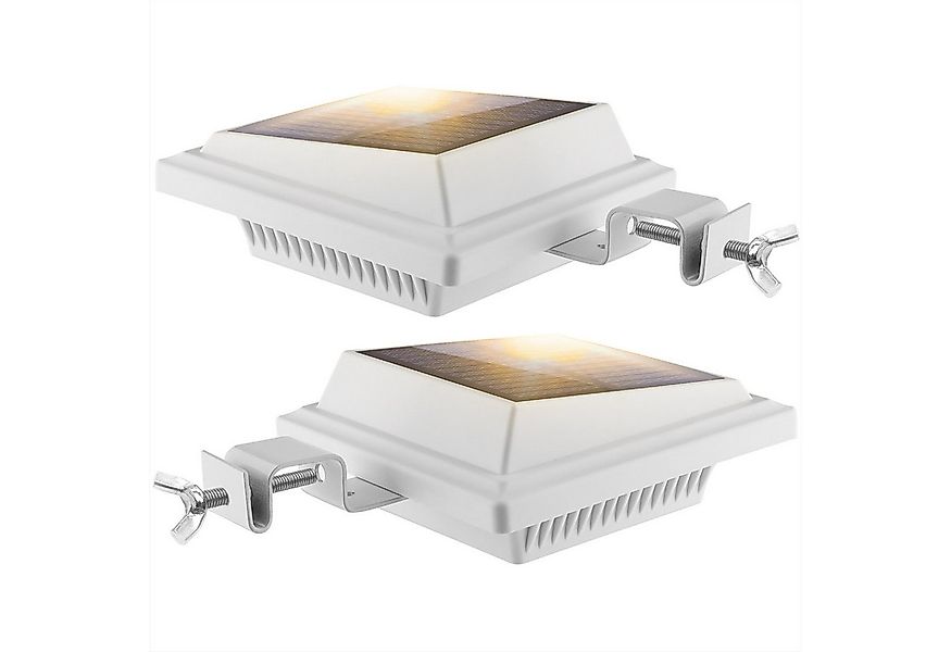 KingLux LED Dachrinnenleuchte Außen 40LEDs Solarlampen mit Lichtsensor Warm günstig online kaufen