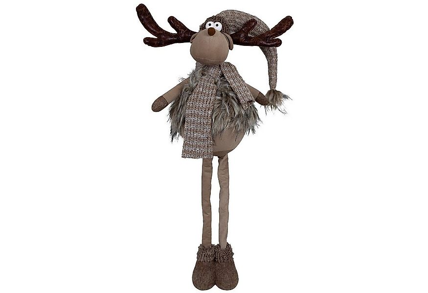 Christmas Paradise Weihnachtsfigur Elch ausziehbar 70-100cm (100-130cm) (XX günstig online kaufen