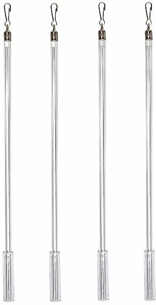 indeko Schleuderstab, Gardinen, Schiebevorhänge, (Set, 4-St), günstig online kaufen