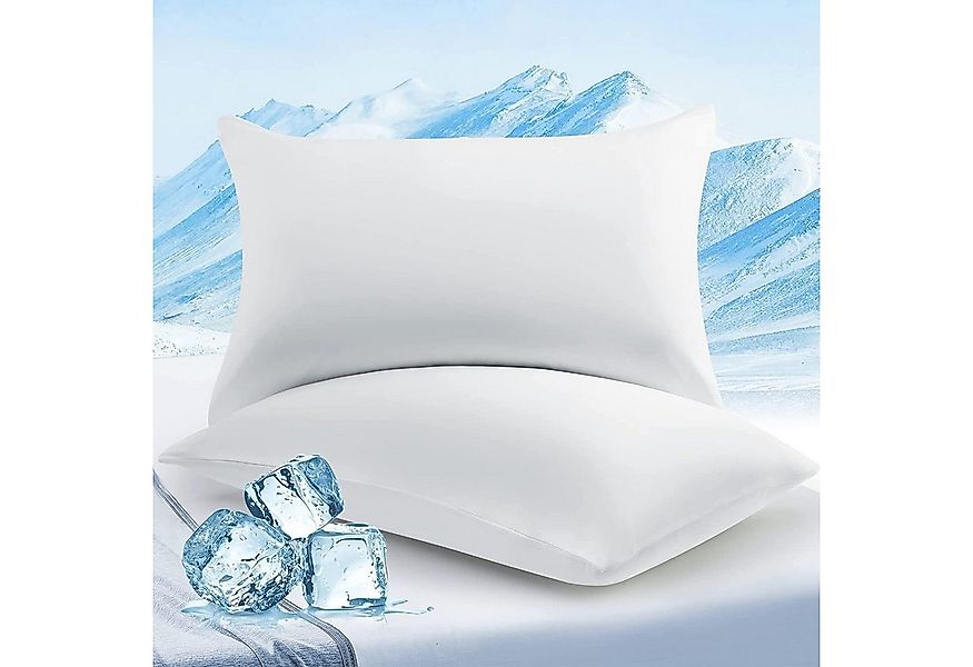 Elegear Kissenbezug 2 Stück kühlender Kopfkissenbezug für Sommer 100% Baumw günstig online kaufen