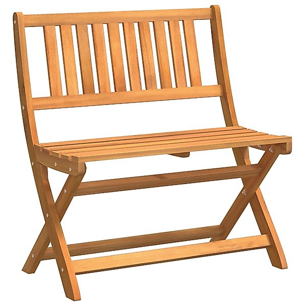 vidaXL Gartenbank Klappbar 80x46x85 cm Massivholz Akazie 4105496 günstig online kaufen