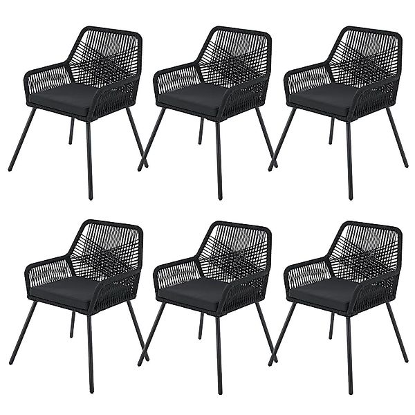 Juskys Gartenstuhl Kastos (6 St), Gartenmöbel günstig online kaufen